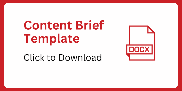 content brief download